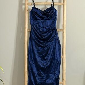 Windsor Midnight Blue Midi Dress